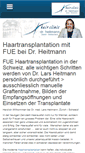 Mobile Screenshot of fue-haartransplantation.ch
