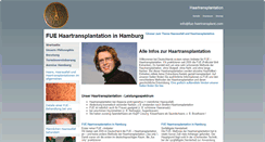 Desktop Screenshot of fue-haartransplantation.com